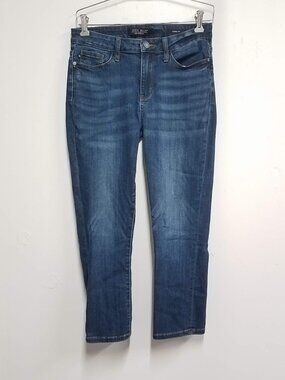Judy Blue Jeans Capri Fit Womens 28 Blue Denim Stretch 5-Pocket JB82154-DK